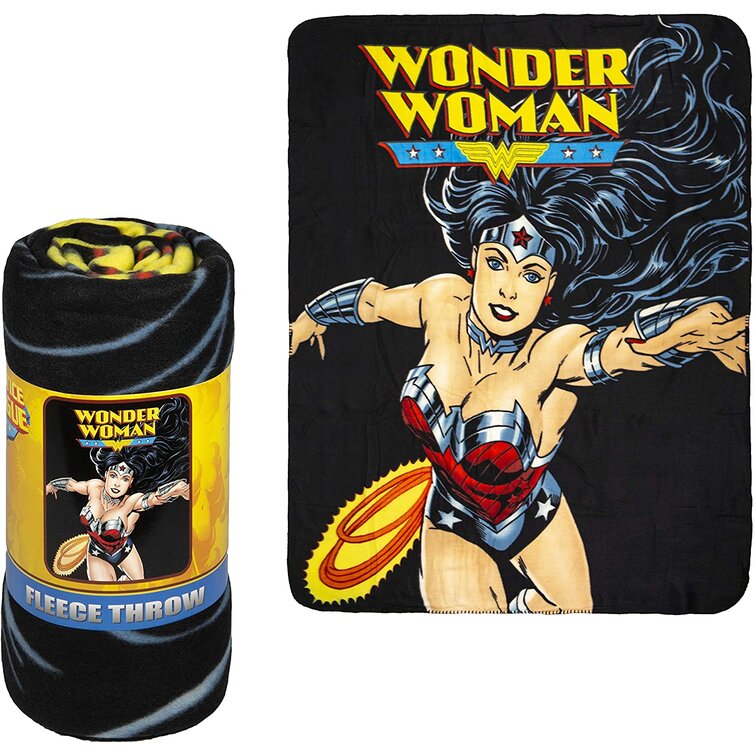 Wonder woman outlet throw blanket